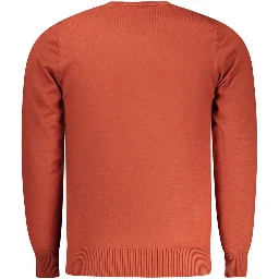 Brown Viscose Men's Sweater