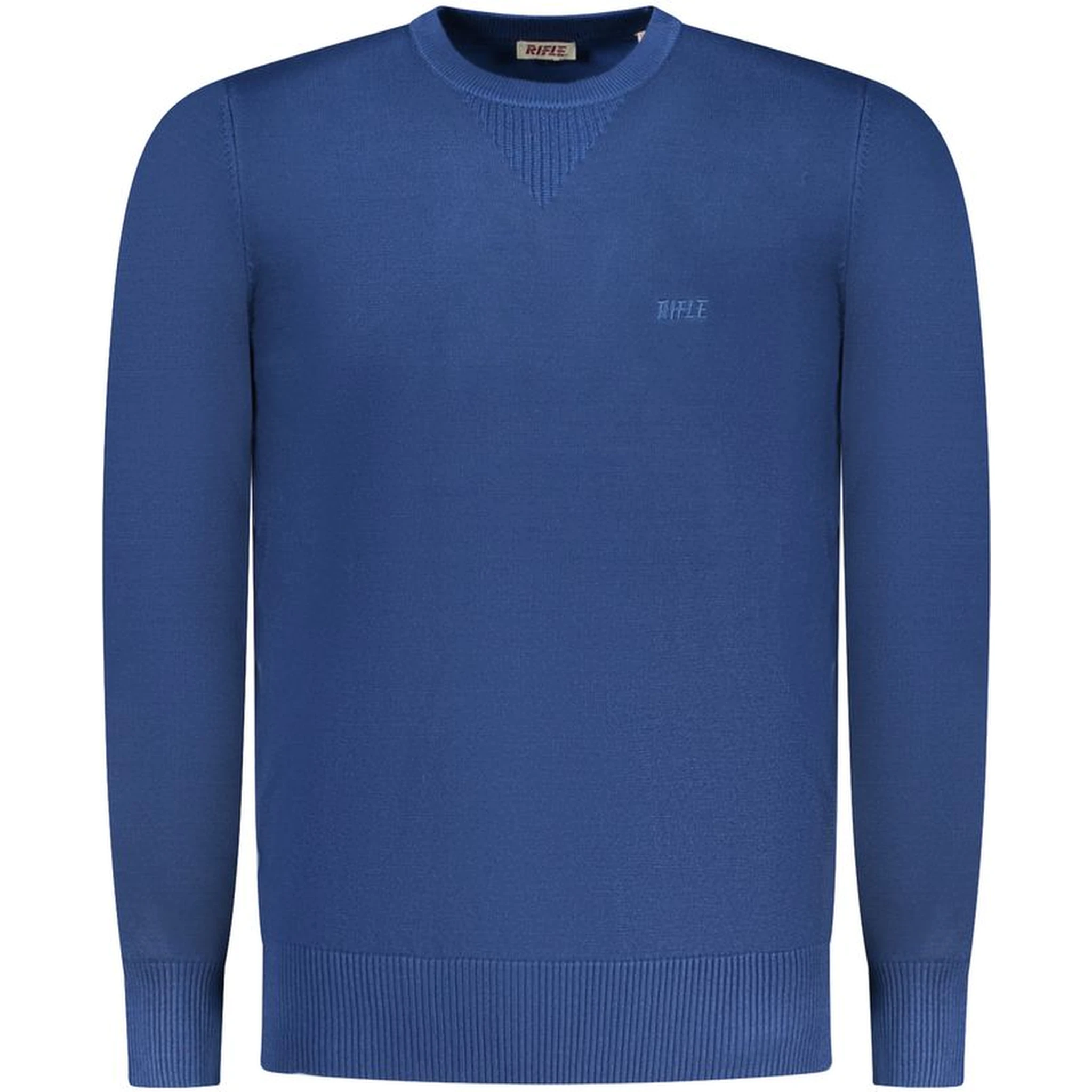 Blue Viscose Men's Sweater