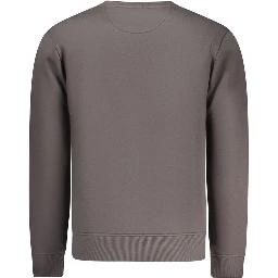 Grigio Cotton Men Sweatshirt
