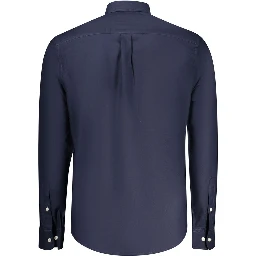 Blu Cotton Male Shirt