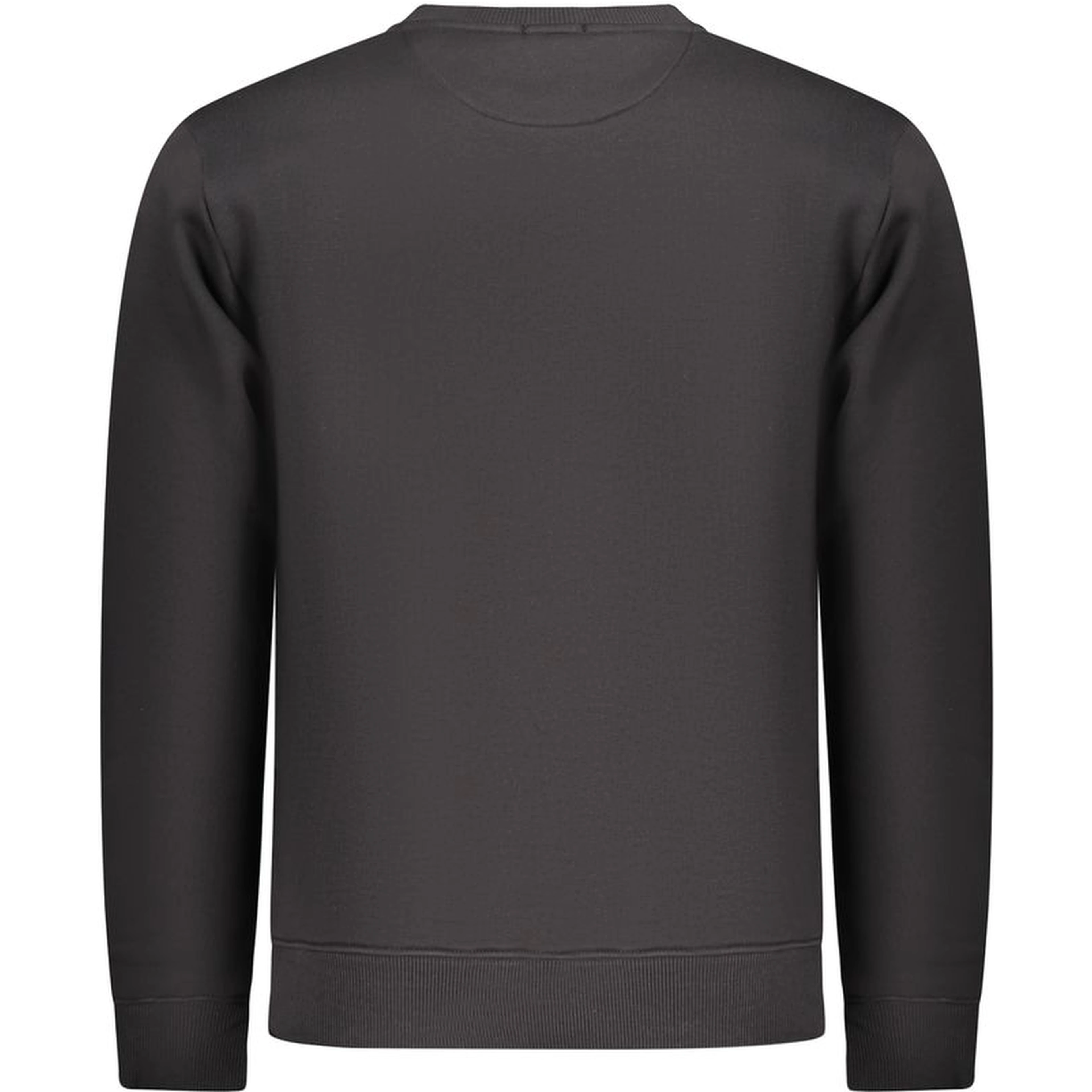 Black Cotton Men Sweater
