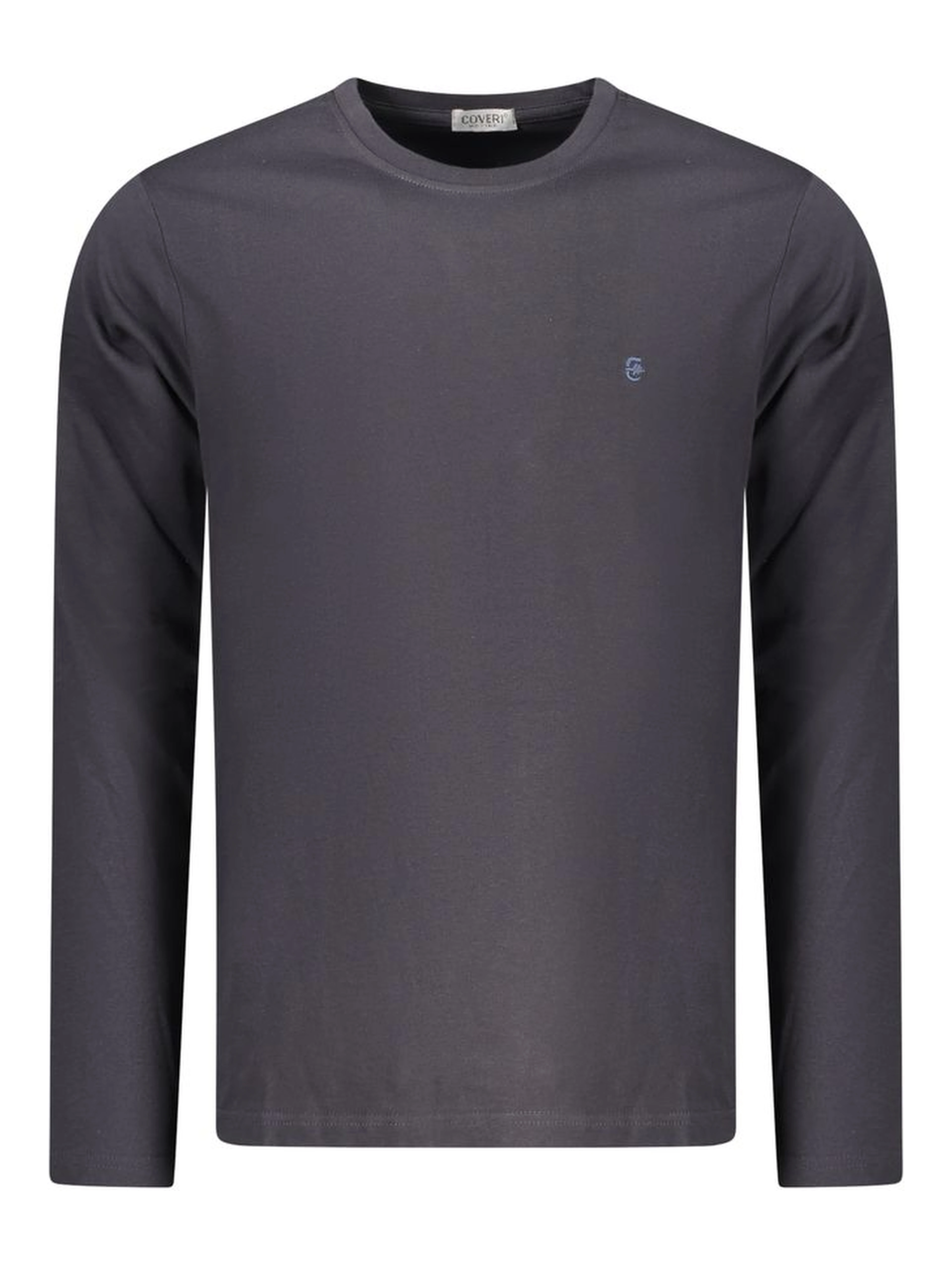 Blue Cotton Men T-Shirt