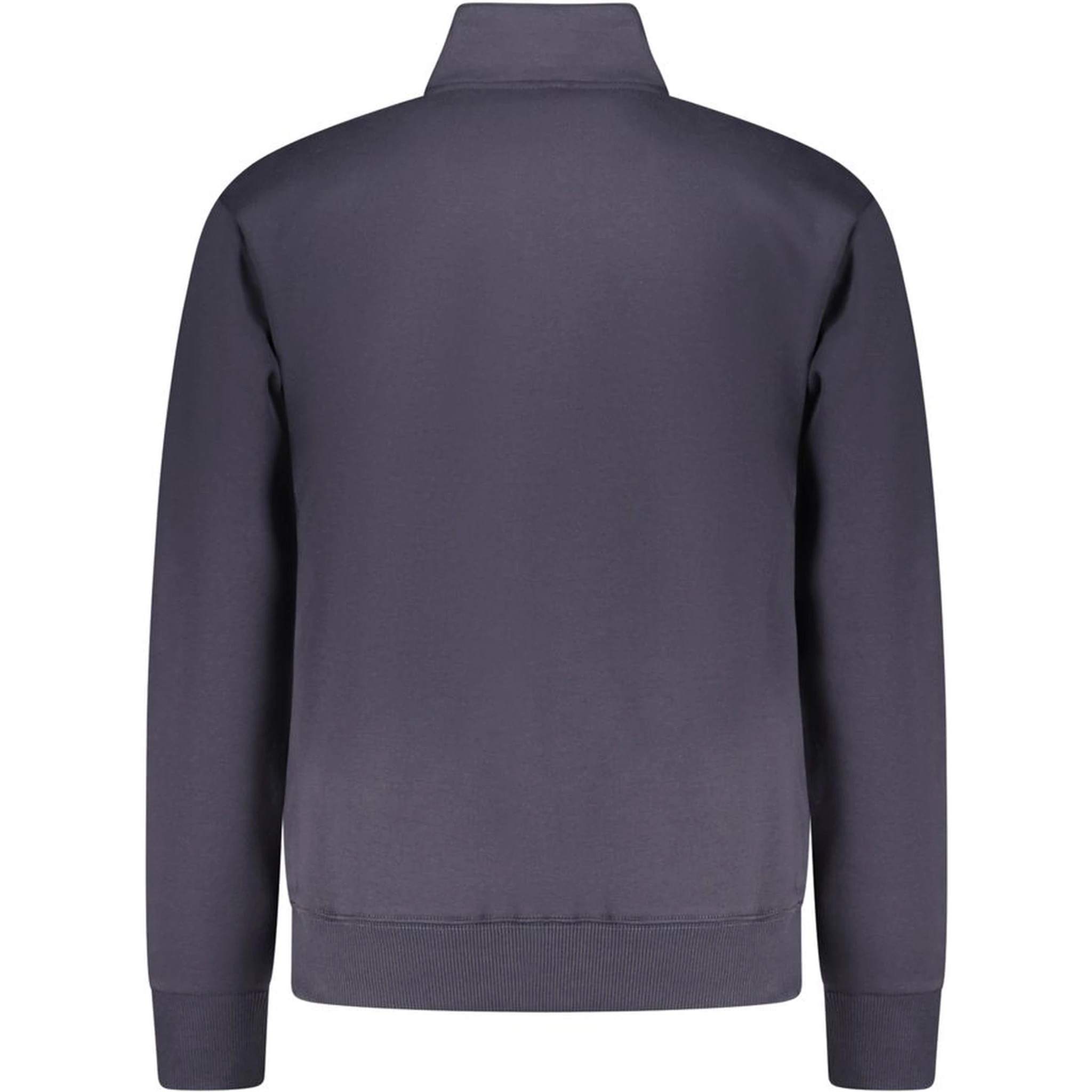 Blue Cotton Men Sweatshirt