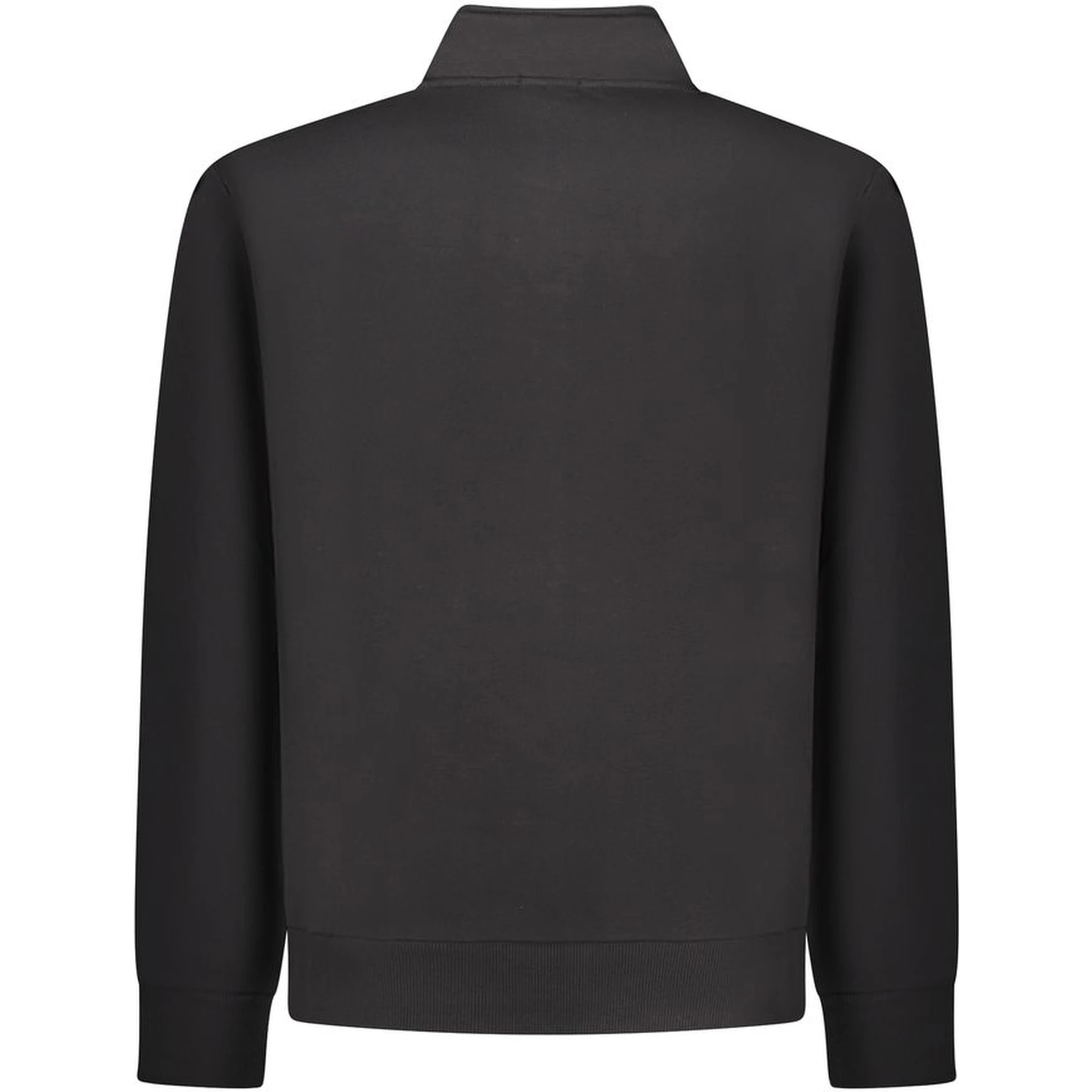 Black Cotton Men's Sweatshirt