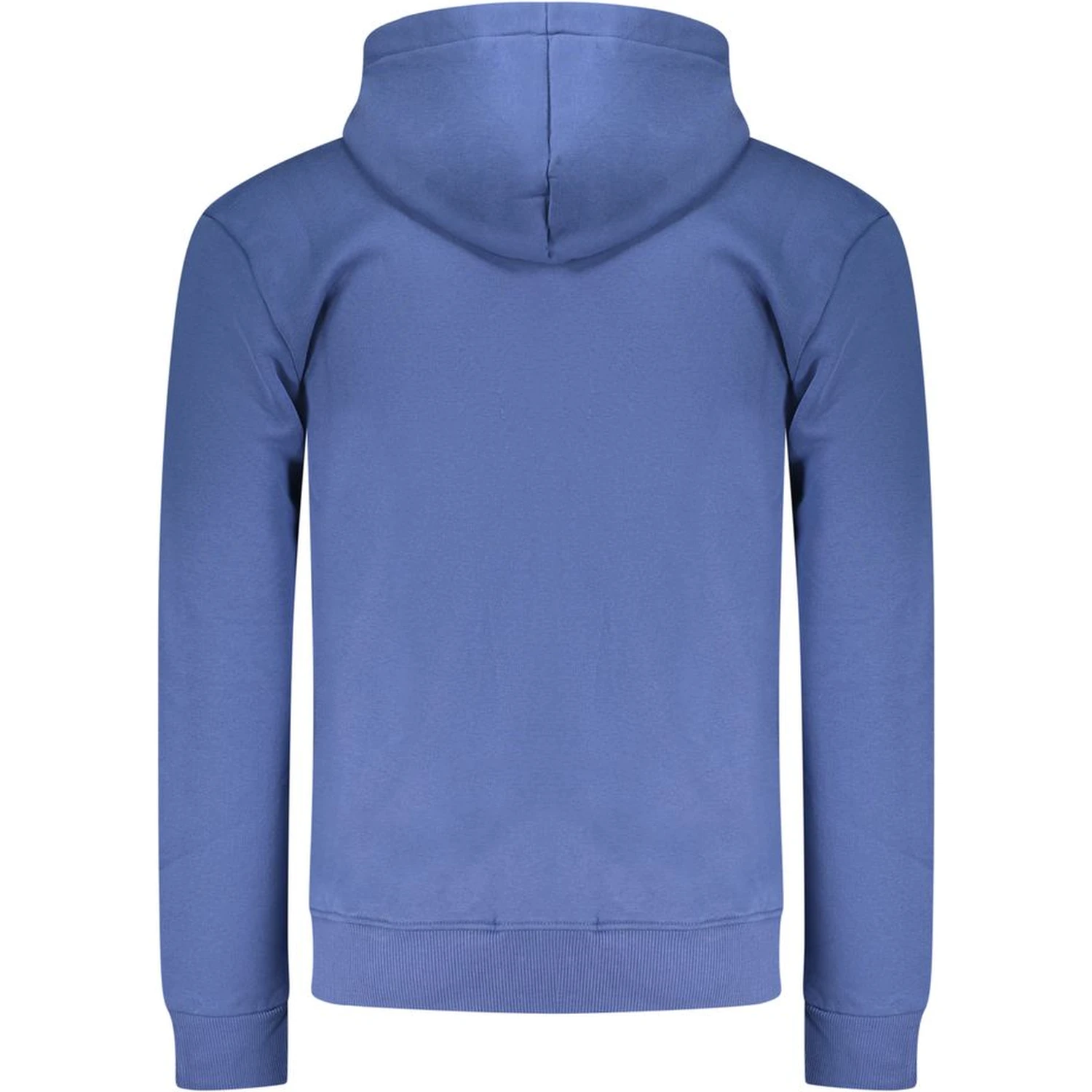 Blue Cotton Men's Hoodie Sweatshirt