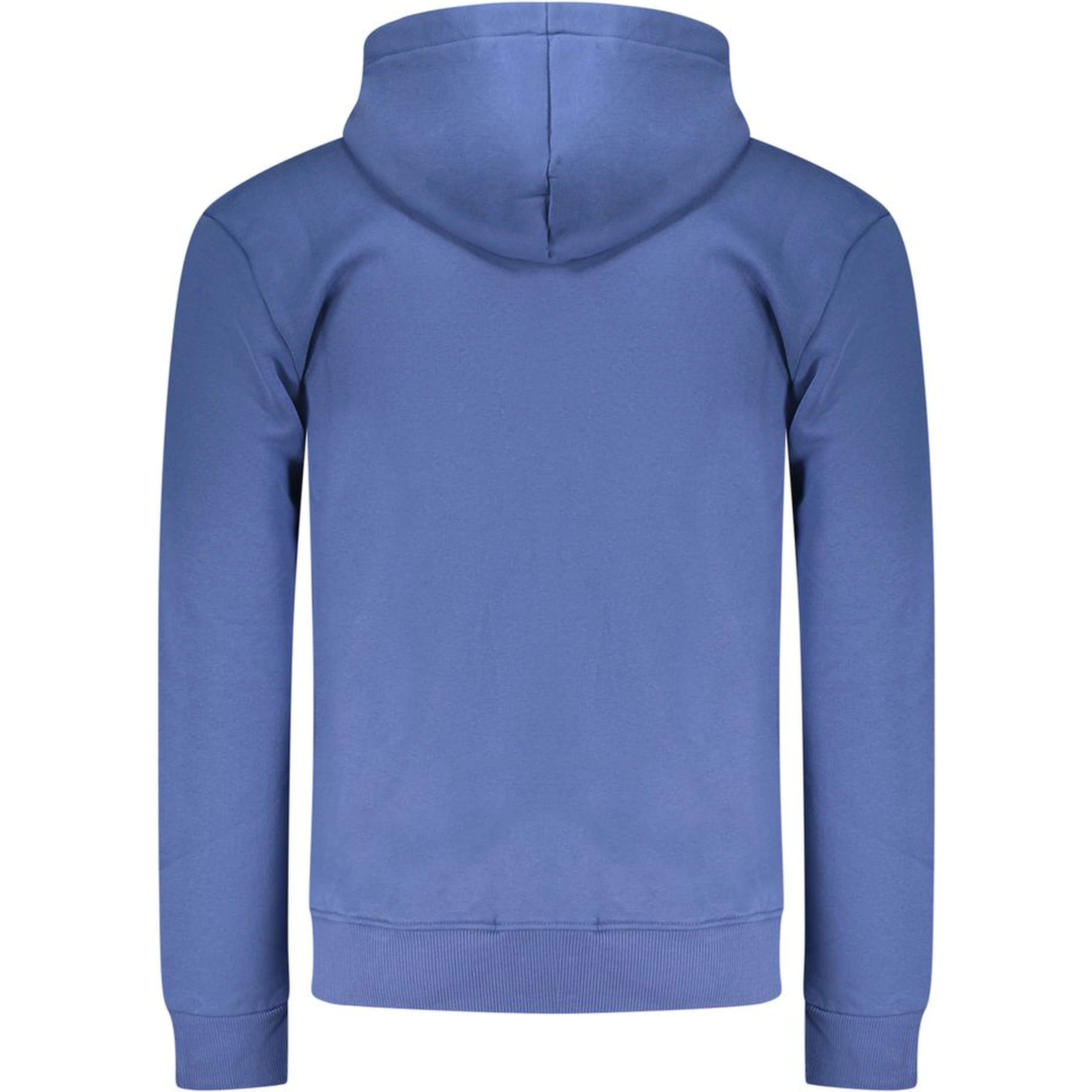 Blue Cotton Men's Hoodie Sweatshirt