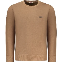 Marrone Cotton Men Sweatshirt