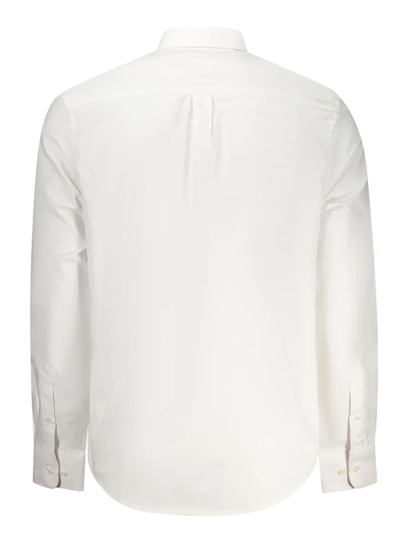 White Cotton Men's Shirt
