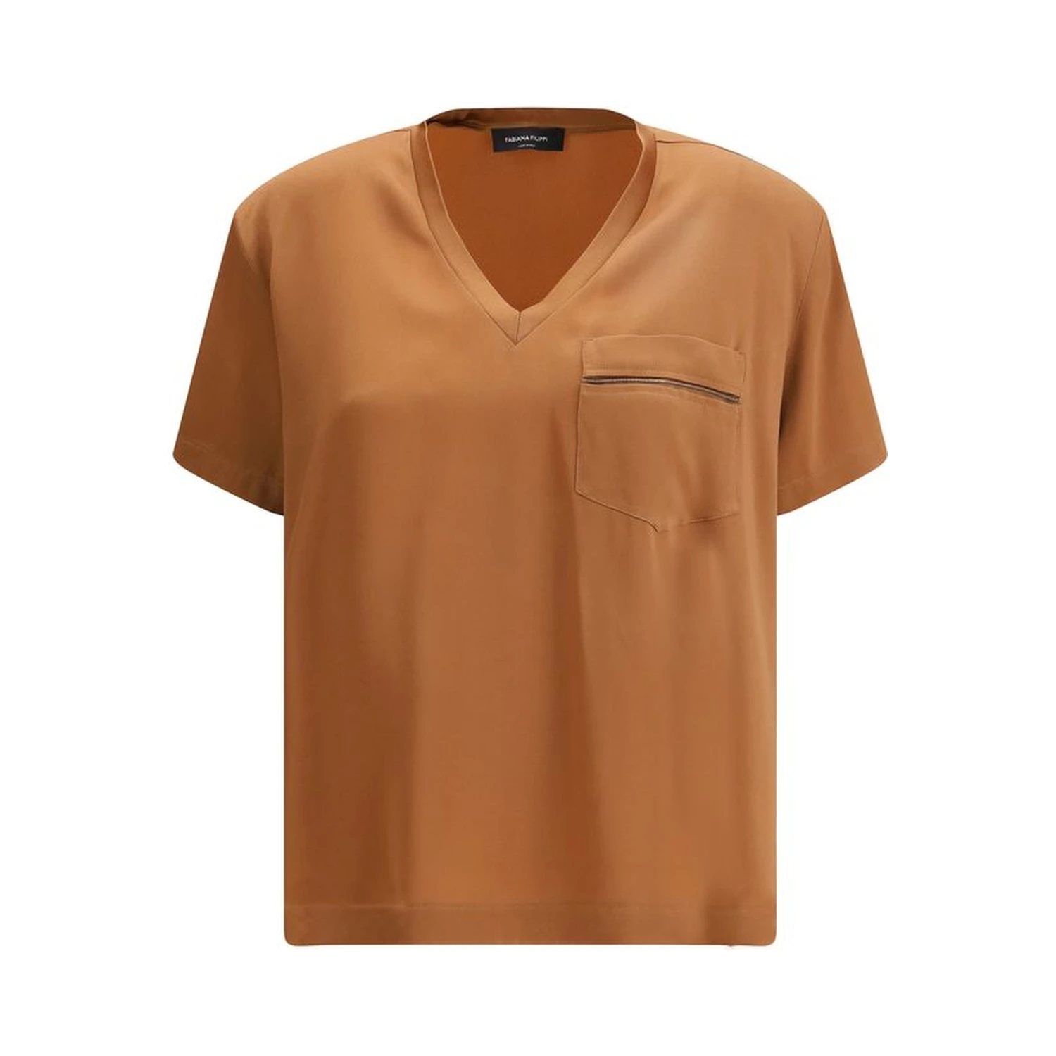 Beige Viscose Top