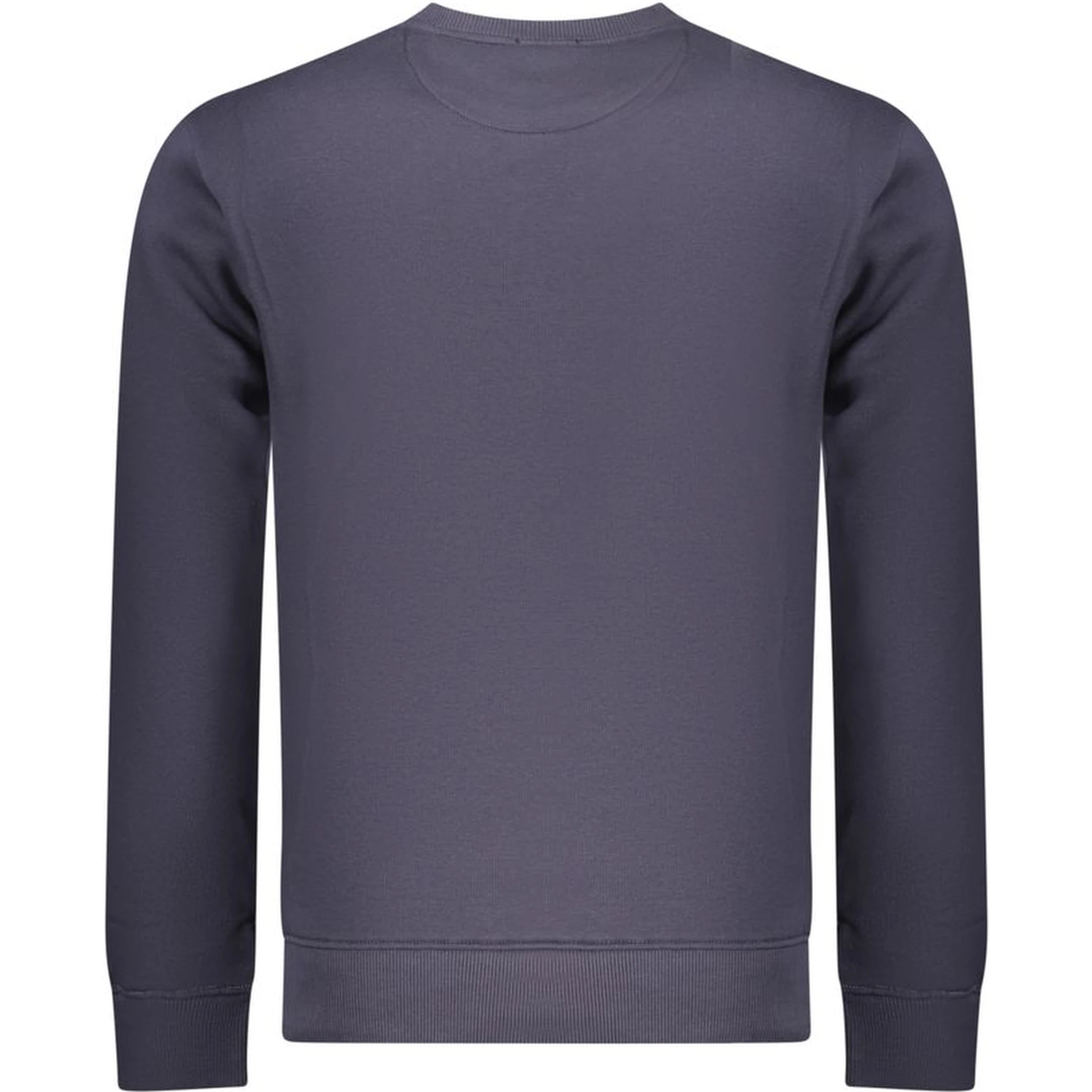 Blue Cotton Men Sweatshirt