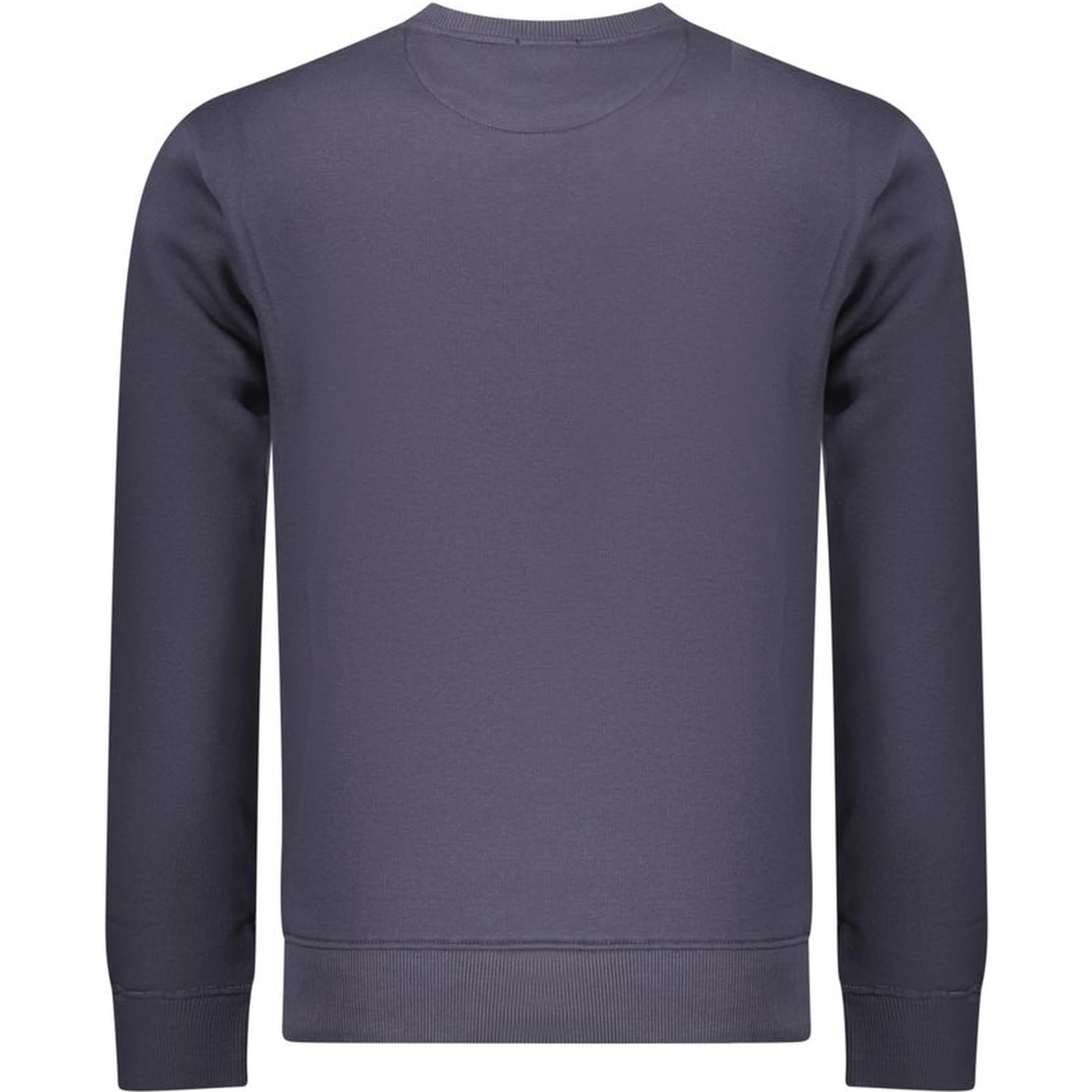 Blue Cotton Men Sweatshirt