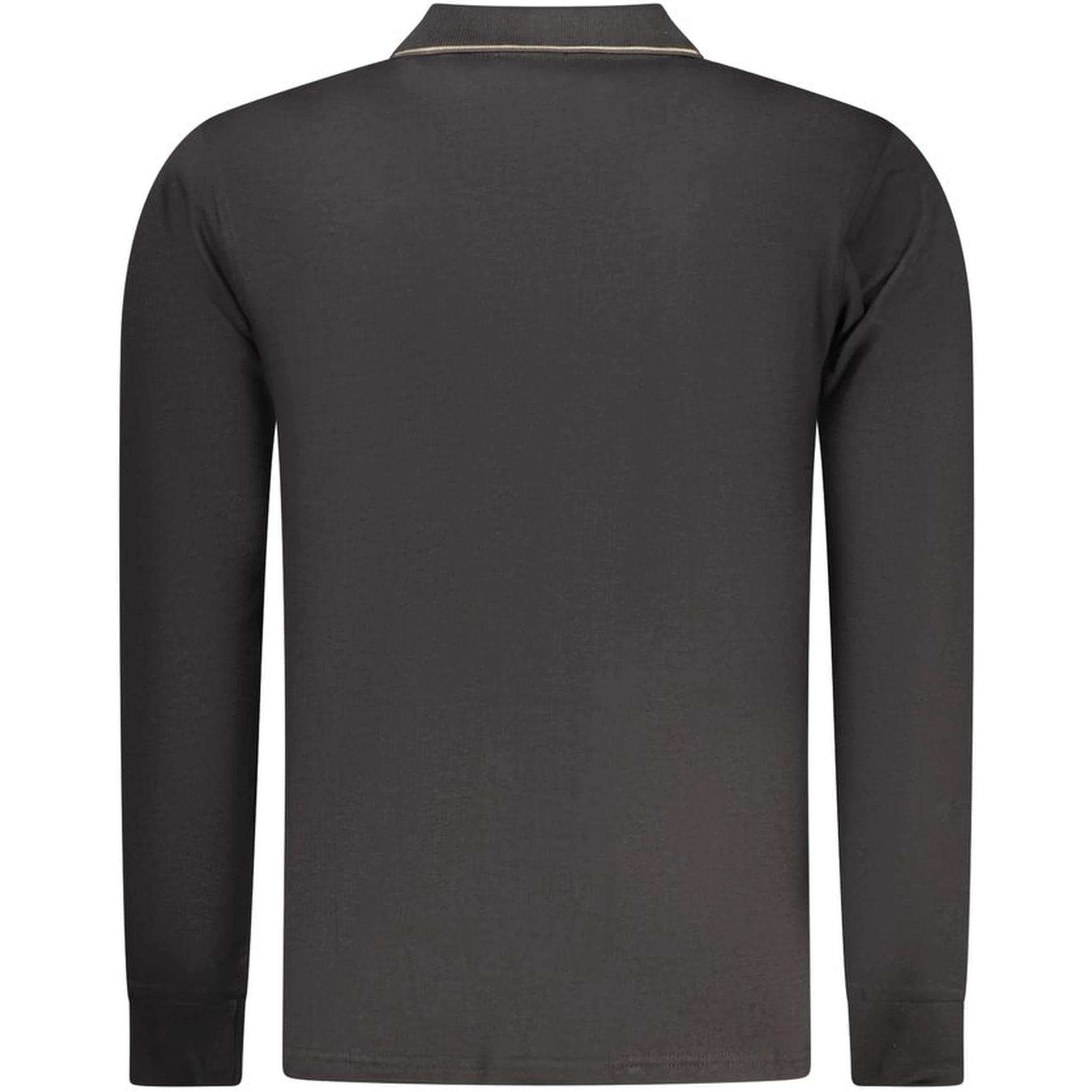 Black Cotton Mens Polo Shirt