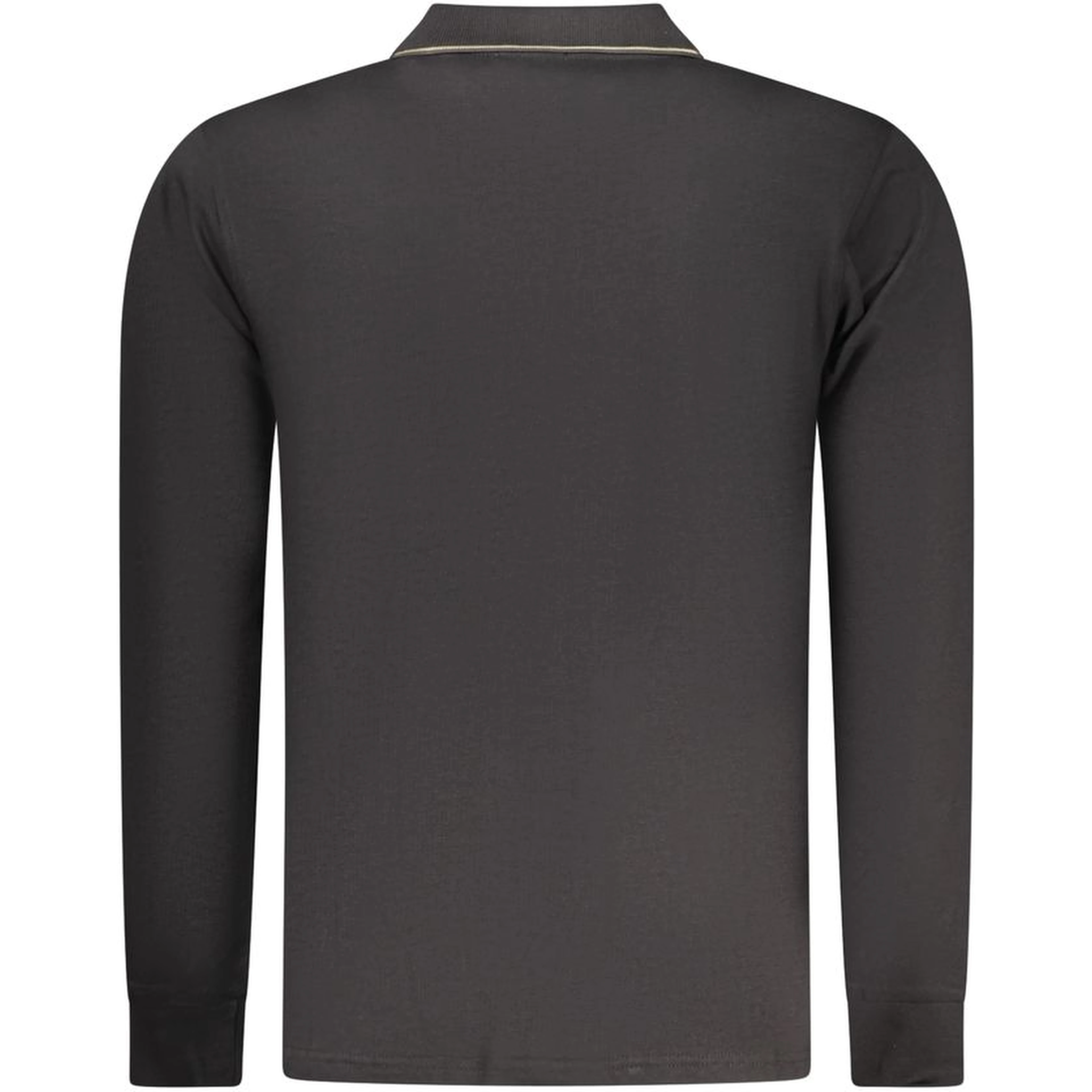 Black Cotton Mens Polo Shirt