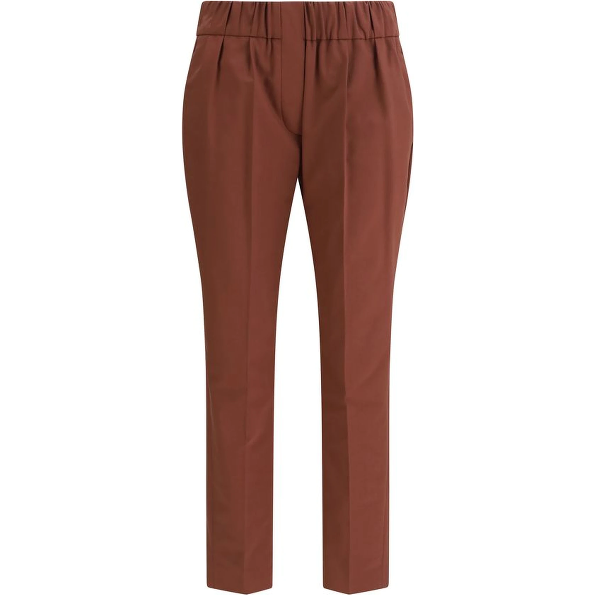 Multicolor Cotton Casual Pants