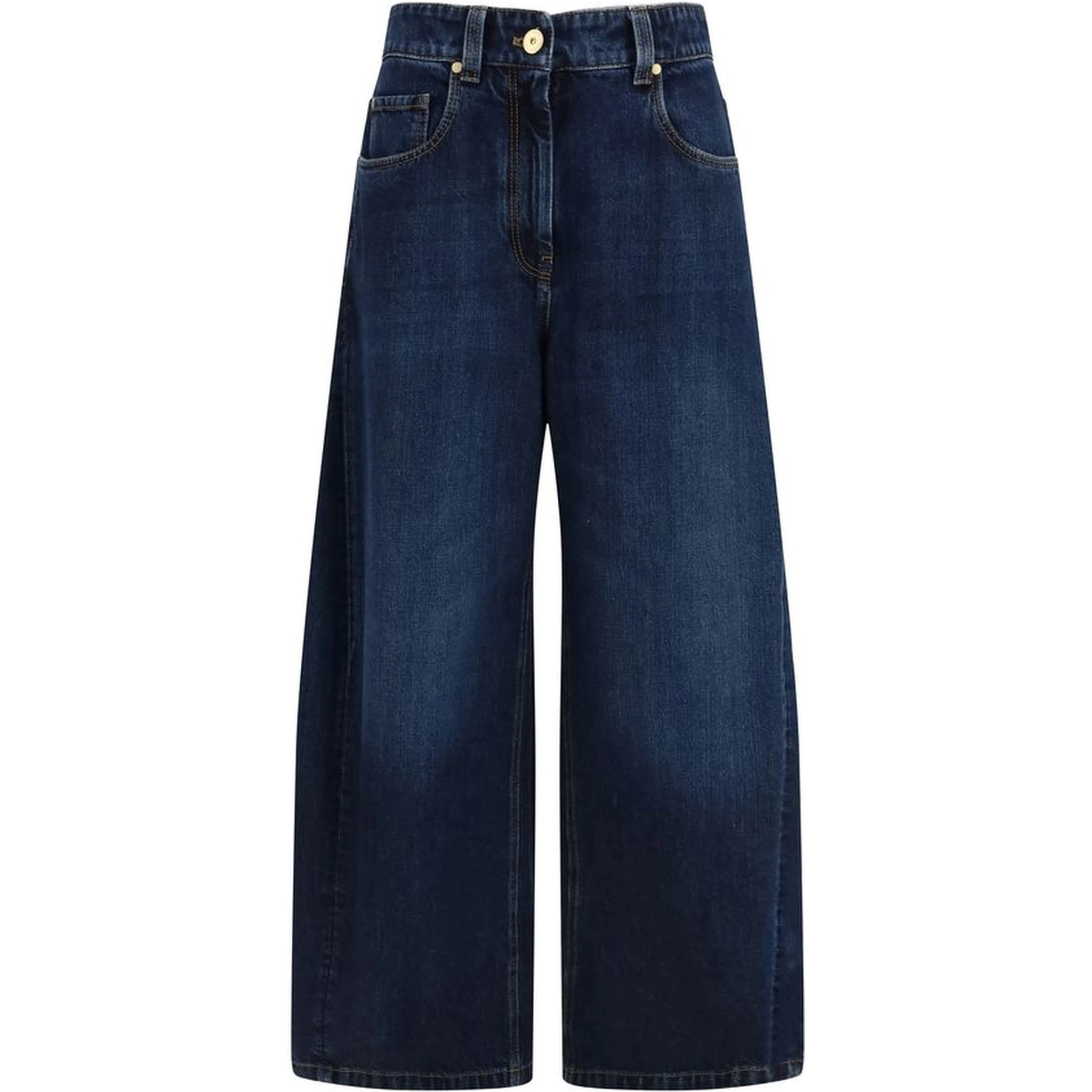 Blue Cotton Jeans Denim