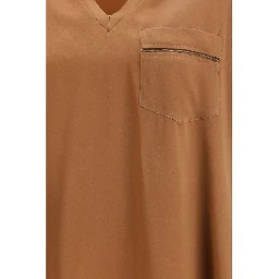 Beige Viscose Top