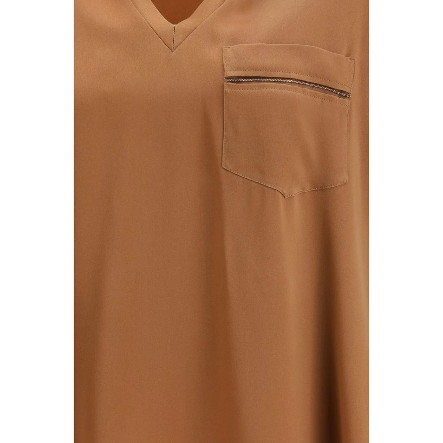 Beige Viscose Top