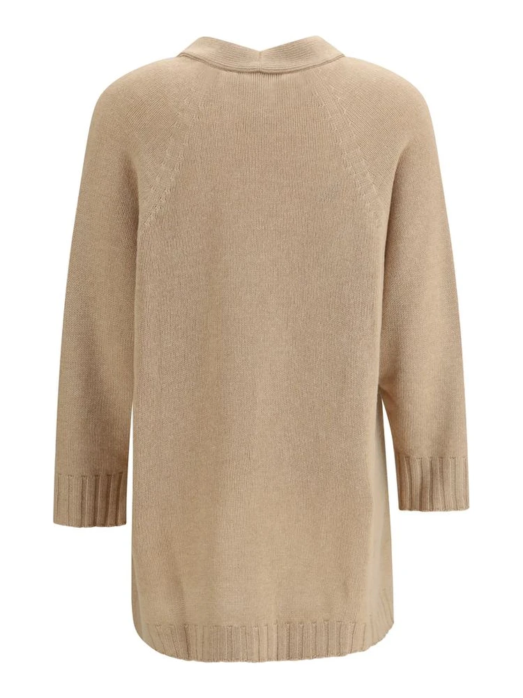 Beige Fleece Wool Cardigan alternative