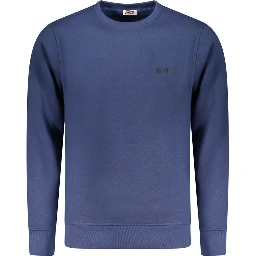 Blue Cotton Men's Sweatshirt
