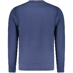Blue Cotton Men's Sweatshirt