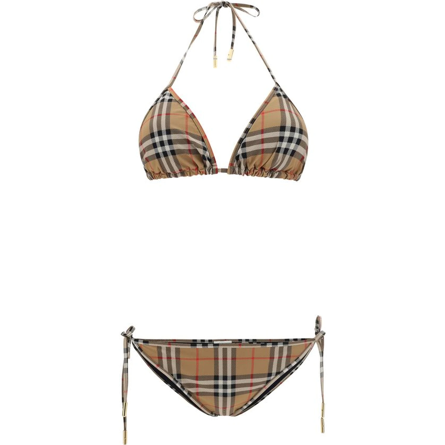 Brown Polyamide Bikini