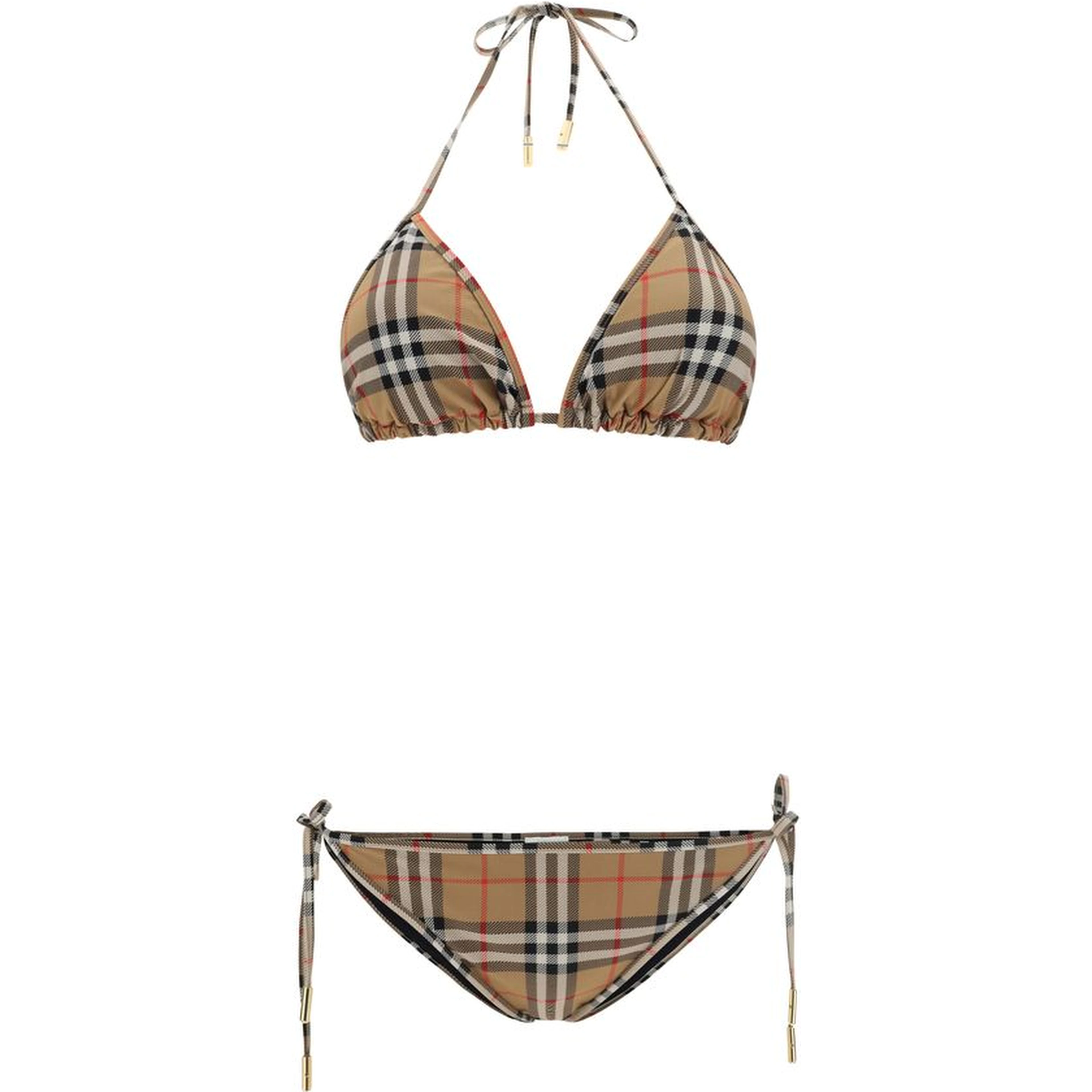 Brown Polyamide Bikini