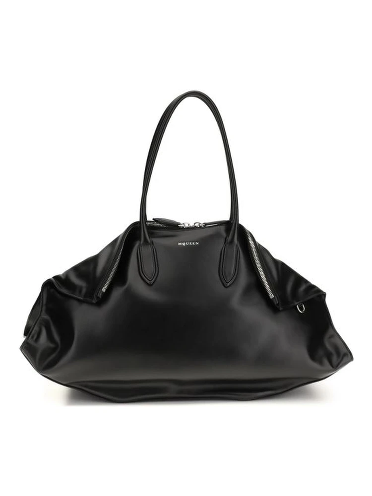 Black Calf Leather Bos Taurus Shoulder Bag