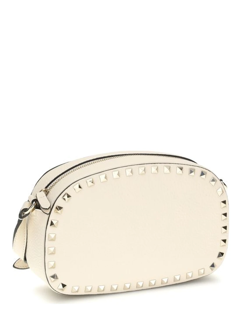 Cream Calf Leather Bos Taurus Shoulder Bag