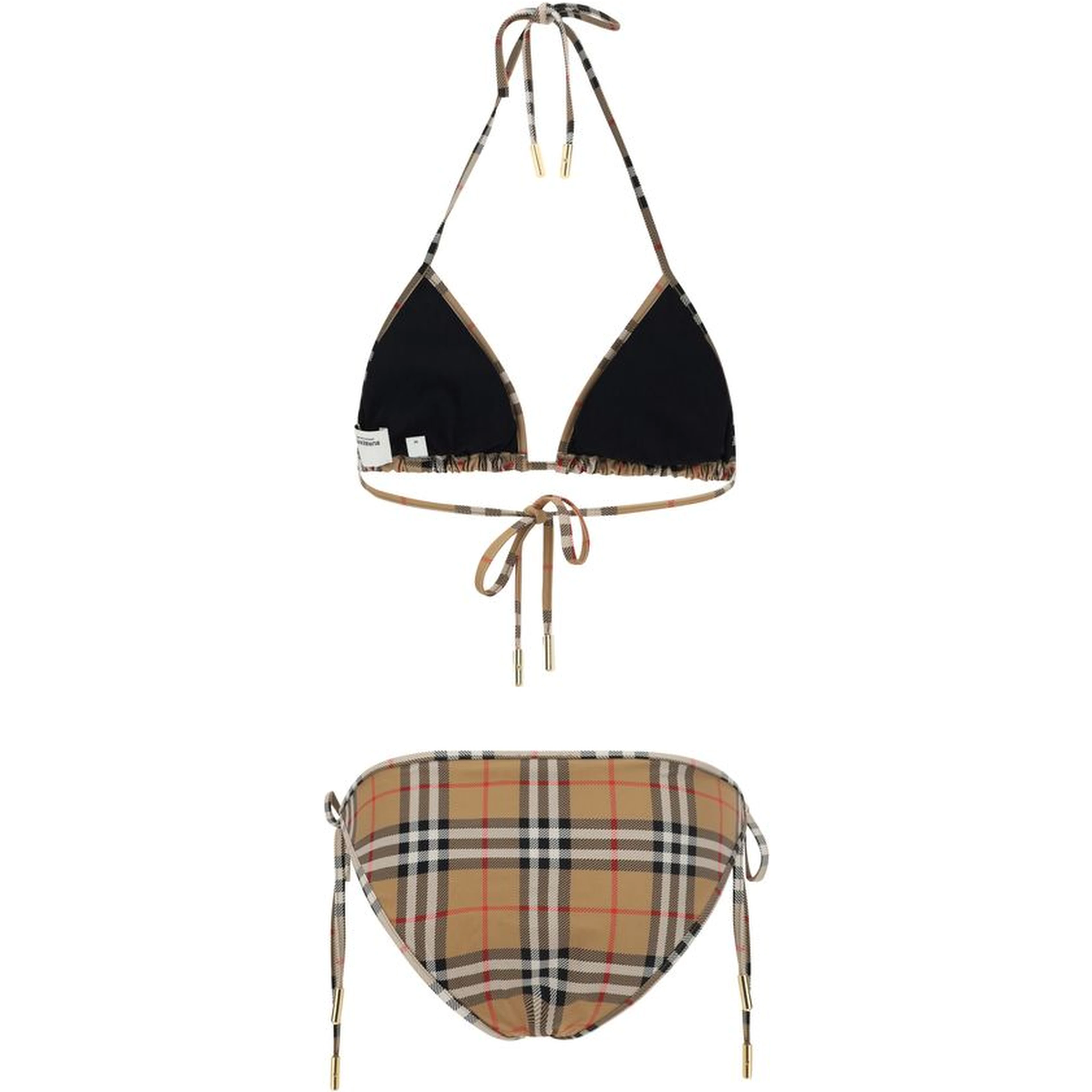 Brown Polyamide Bikini