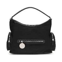Black Nylon Shoulder Bag