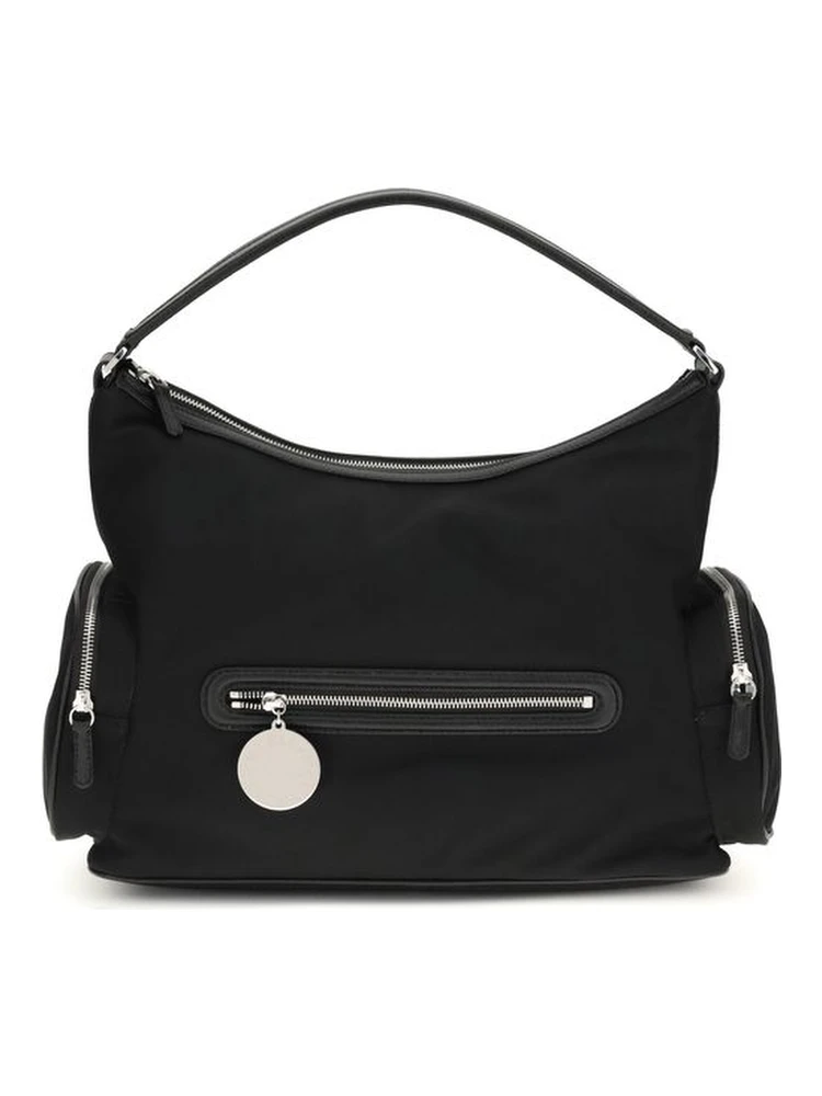 Black Nylon Shoulder Bag