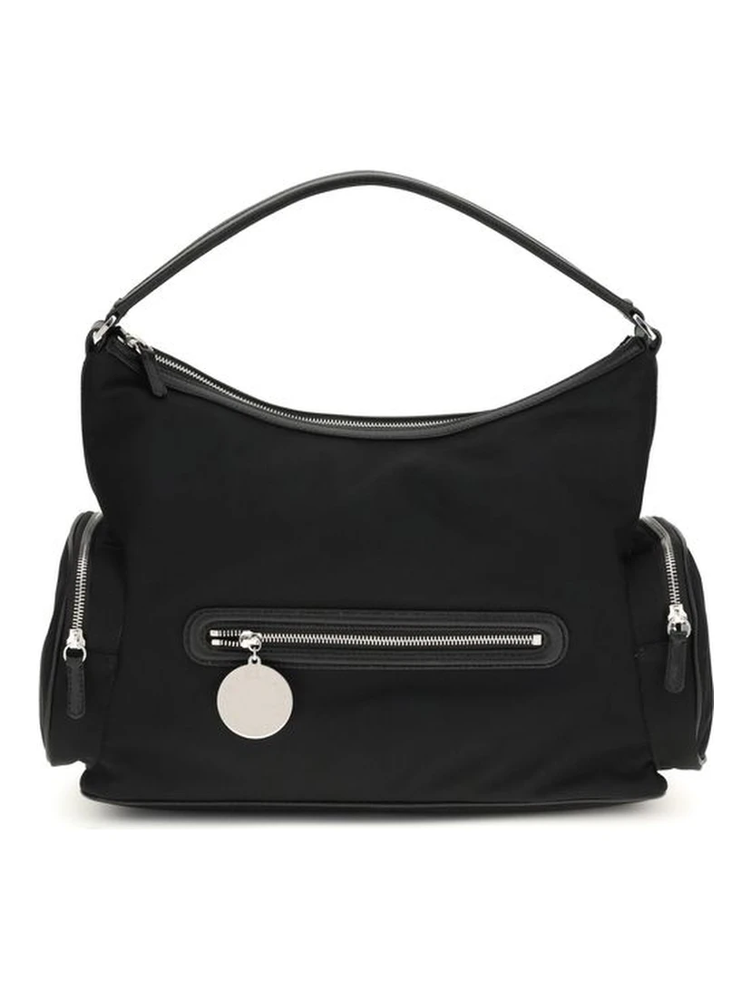 Black Nylon Shoulder Bag