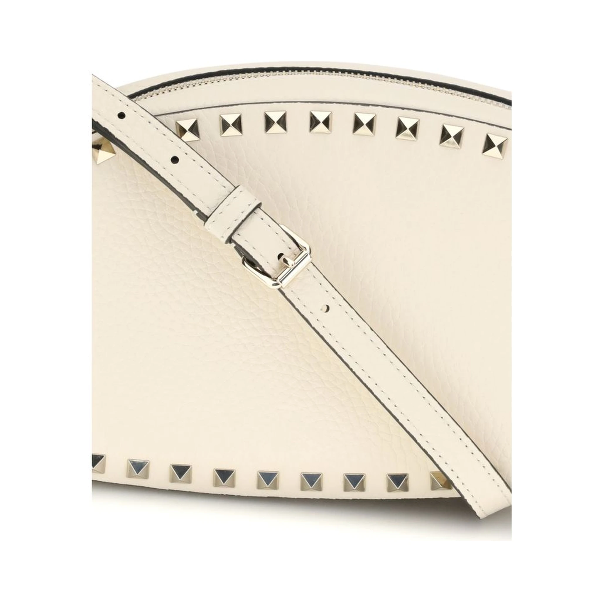 Cream Calf Leather Bos Taurus Shoulder Bag