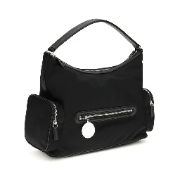 Black Nylon Shoulder Bag