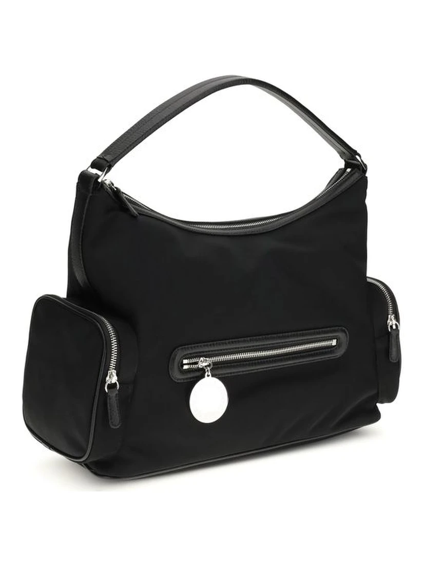 Black Nylon Shoulder Bag