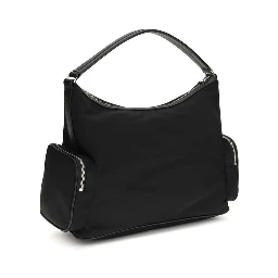 Black Nylon Shoulder Bag