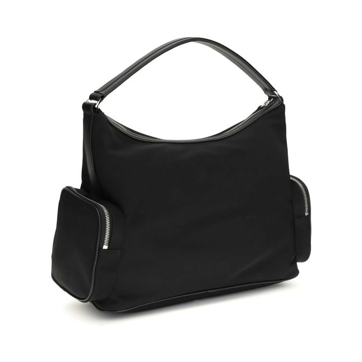 Black Nylon Shoulder Bag