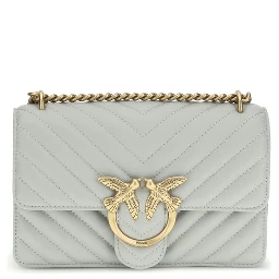 Gray Calf Leather Bos Taurus Shoulder Bag