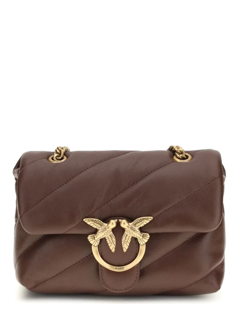 Brown Calf Leather Bos Taurus Shoulder Bag
