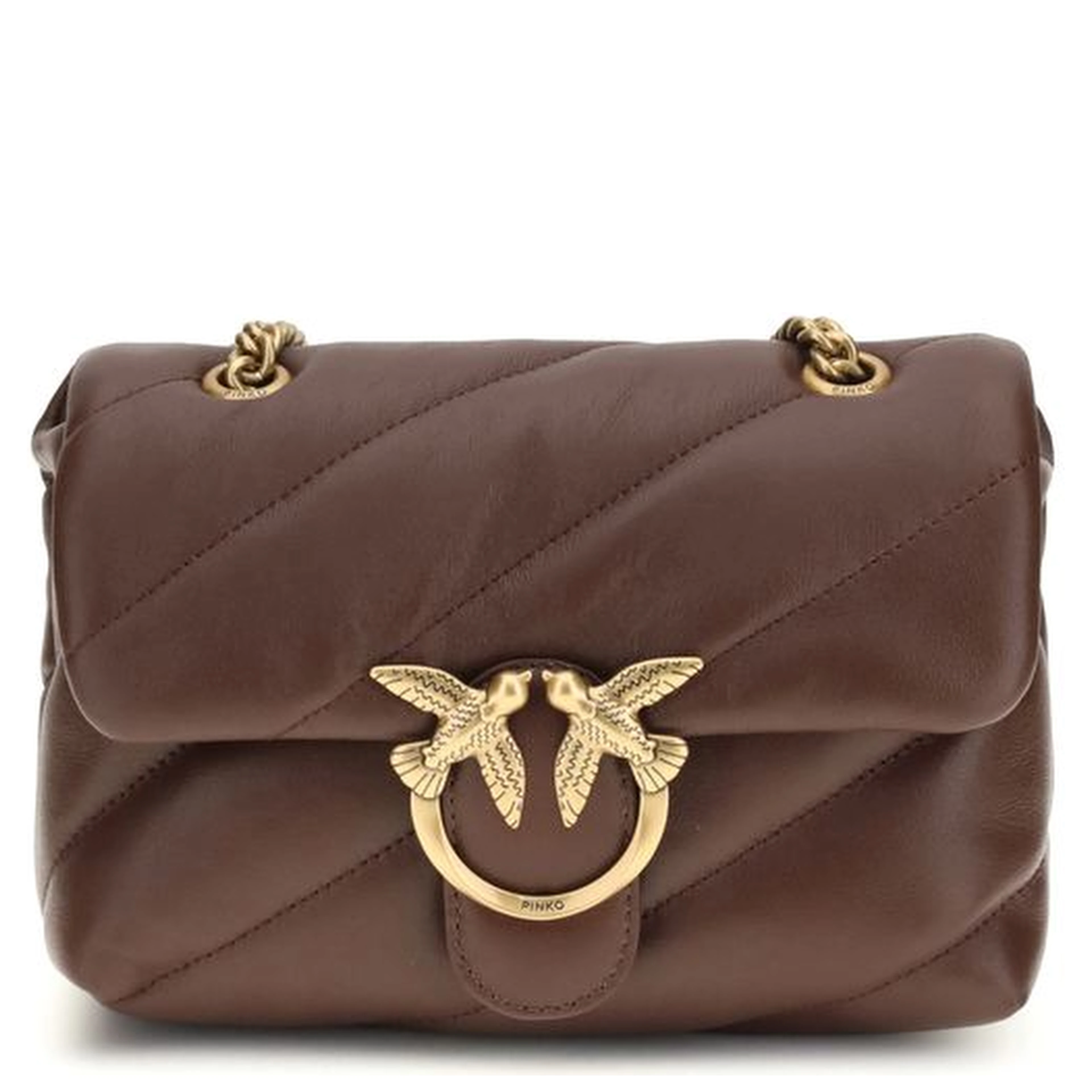 Brown Calf Leather Bos Taurus Shoulder Bag