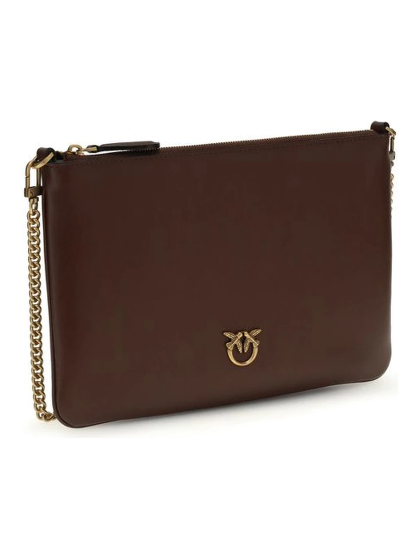 Bordeaux Calf Leather Bos Taurus Shoulder Bag