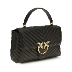 محفظة بوس توروس من جلد العجل ثنائي اللون