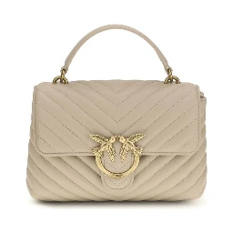 Beige Calf Leather Bos Taurus Wallet