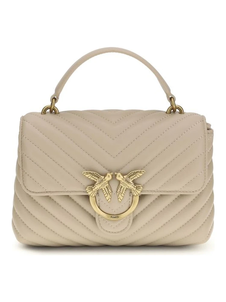 Beige Calf Leather Bos Taurus Wallet