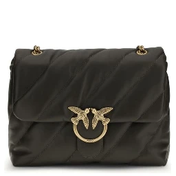 Bicolor Calf Leather Bos Taurus Shoulder Bag