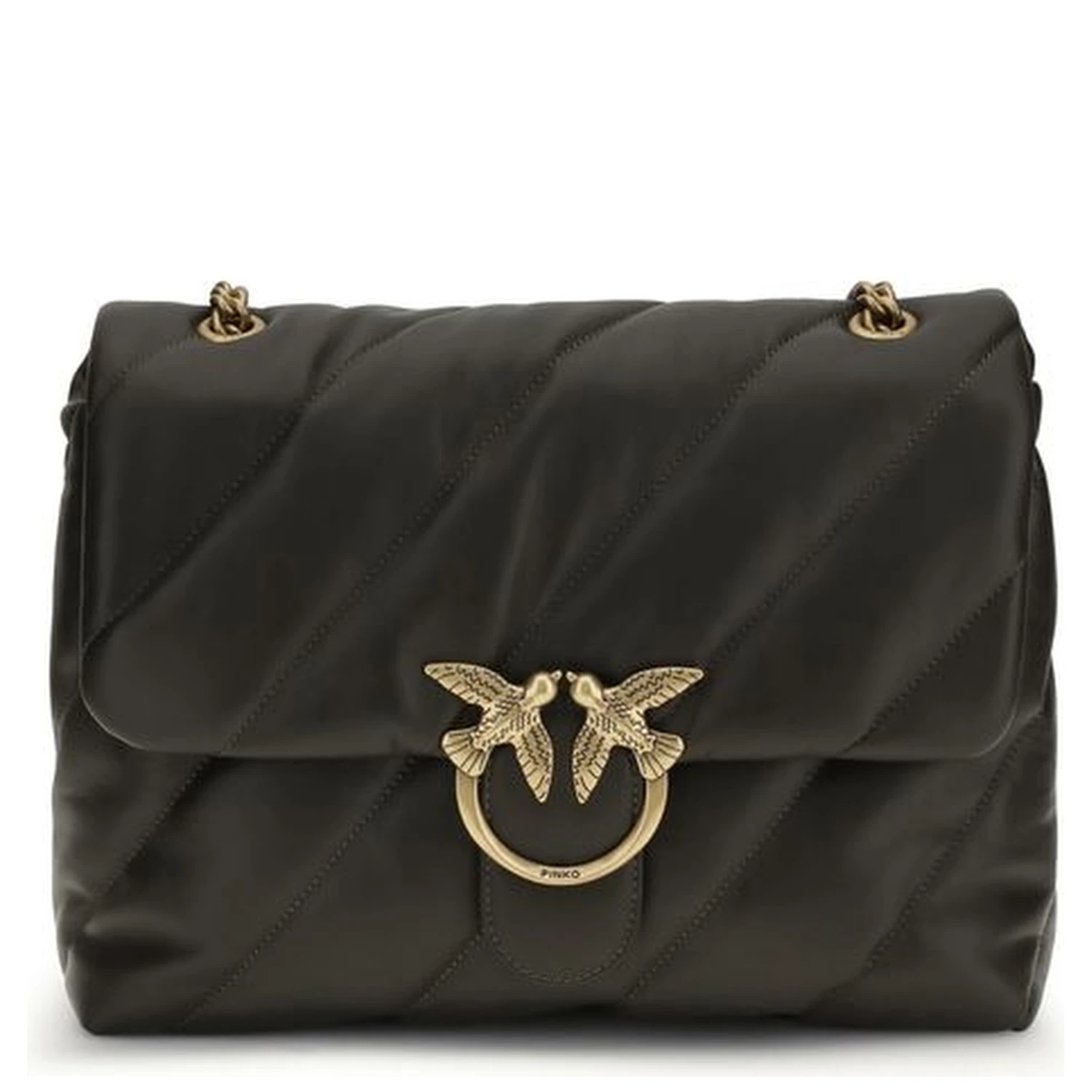 Bicolor Calf Leather Bos Taurus Shoulder Bag