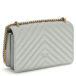 Gray Calf Leather Bos Taurus Shoulder Bag