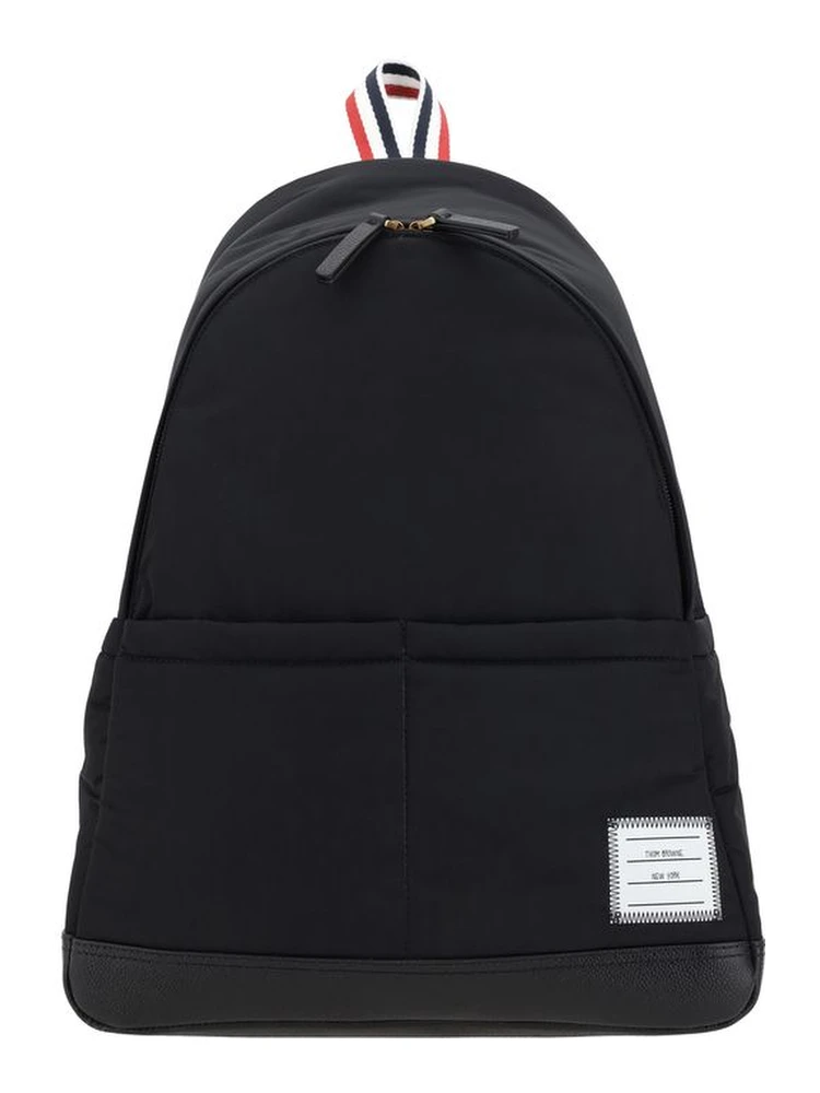 Black Polyester Backpack