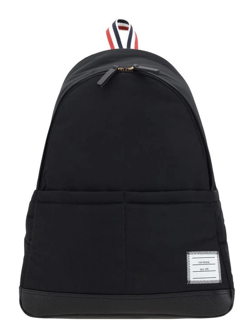 Black Polyester Backpack