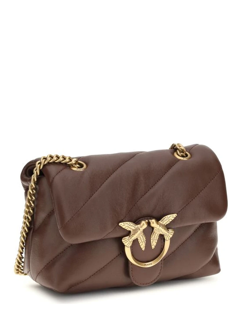 Brown Calf Leather Bos Taurus Shoulder Bag
